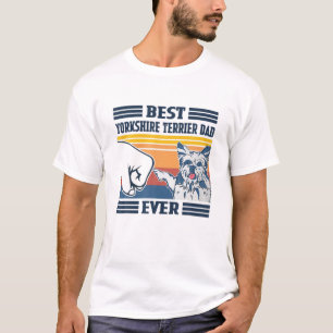 Manar Best Yorkshire Terrier Pappa någonsin Rolig  T Shirt