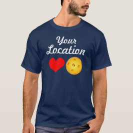 Manar beställnings- lägePickleball T-tröja T-shirt