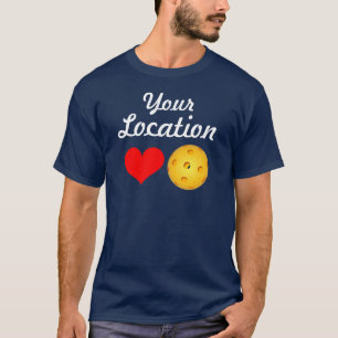 Manar beställnings- lägePickleball T-tröja T-shirt