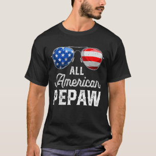 Manar betonade alla amerikanska pepaw 4:e juli Pat T Shirt