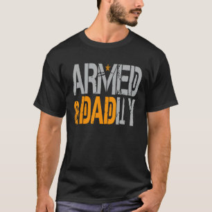 Manar beväpnad och dystert snål Far-garanti för F T Shirt