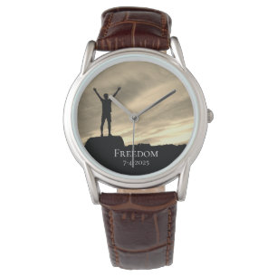 *~* Manar Beviljande av Studenten Pension frihet Armbandsur