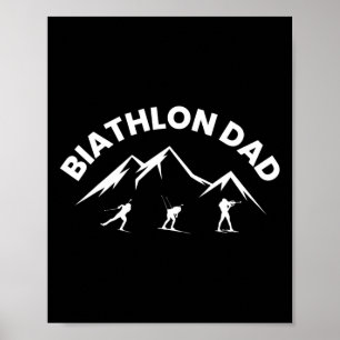 Manar Biathlete Pappa Skiing Shooting Biathlete Poster