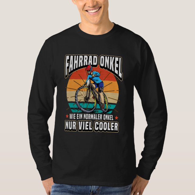 Manar Bicycle Mountain Bike Cycling farbror T Shirt (Framsida)