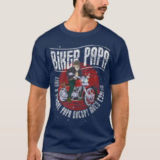 Manar Biker Pappa som ett normalt Pappa utom mycke T Shirt