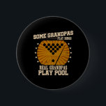 Manar Billiards Grandpa Shirt - Verkligt spel Knapp<br><div class="desc">Manar Billiards Grandpa Shirt - Real Grandpas Play Bassäng</div>