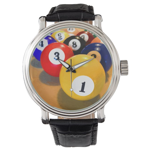 Manar Billiards Theme Armbandsur (Framsida)