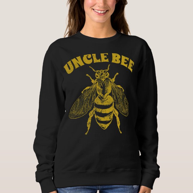 Manar biodlare som bibehåller farbror Bee Fars dag T Shirt (Framsida)