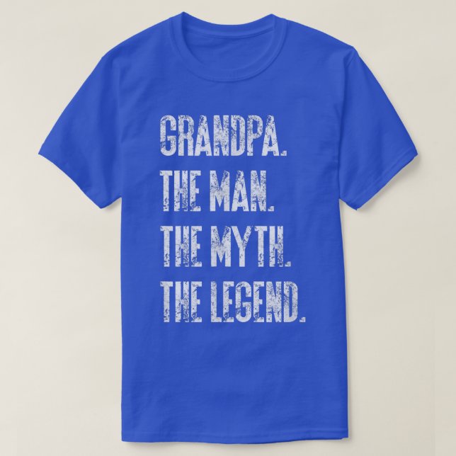 Manar Birthday & Fars dag    GiftPappa & Grandpa W T Shirt (Design framsida)