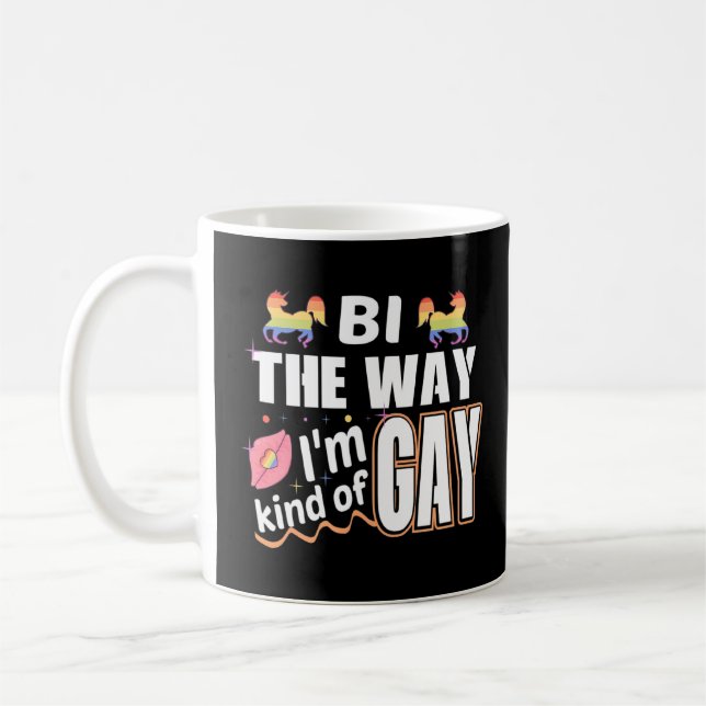 Manar Bisexual Lgbtq Community Kaffemugg (Vänster)