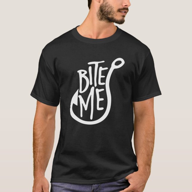 Manar Bita mig, Manar Fiske T Shirt (Framsida)