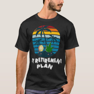 Manar Bitcoin & Ogräs My Pension Plan Lusnykrypter T Shirt