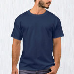 Manar - blå T-skikt / Anpassa T Shirt<br><div class="desc">Manar-Shirt: Skapa anpassningsbar T-Shirt med text. Enkla justeringar (knappen Redigera design) genom att lägga till mer text,  färg i bakgrunden eller mer bilder.</div>