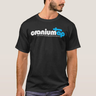 Manar Black CraniumTap T-Shirt (fram och tillbaka)