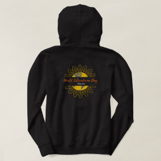Manar Black Hoodie - World Scleroderma Day