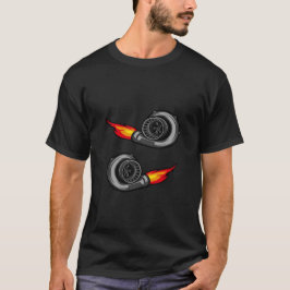 Manar Black-Shirt med unikt Terry Owa Design T Shirt
