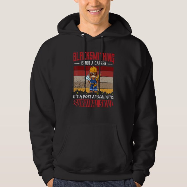 Manar Blacksmith är inte en karriärsproppi. Hoodie (Framsida)