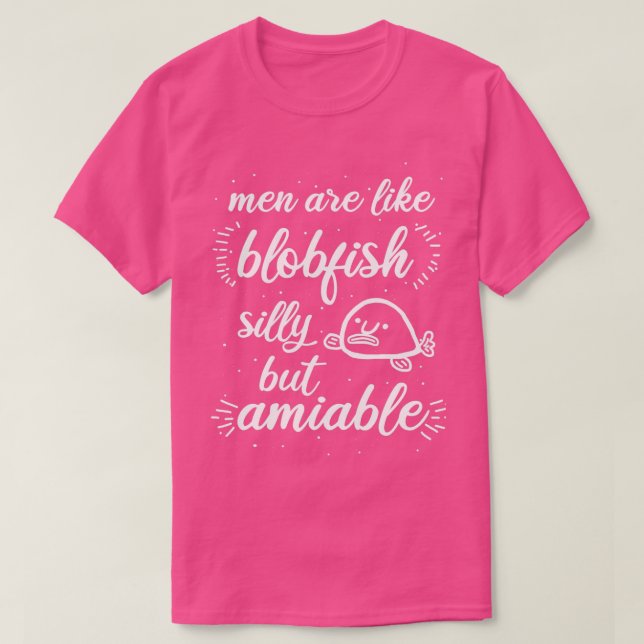 Manar blobfish rolig att säga akvariefisk t shirt (Design framsida)