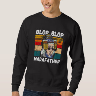 Manar Blop Blop Madaftan Vintage Fars dag Re Lång Ärmad Tröja