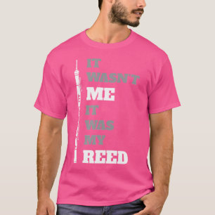 Manar Blue Modern Funny Oboe Players T Shirt