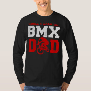Manar Bmx Bike Rider Världsmästare Bmx Pappa Fath T Shirt