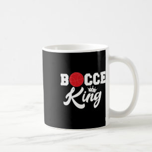 Manar Bocce Kung Bocci Player Italienska Gräsmatta Kaffemugg