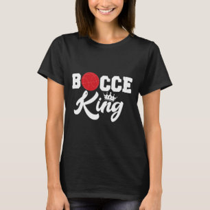 Manar Bocce Kung Bocci Player Italienska Gräsmatta T Shirt