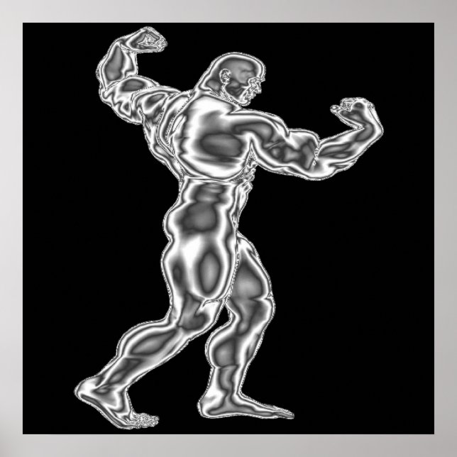 Manar Bodybuilding Pose Poster (Framsidan)