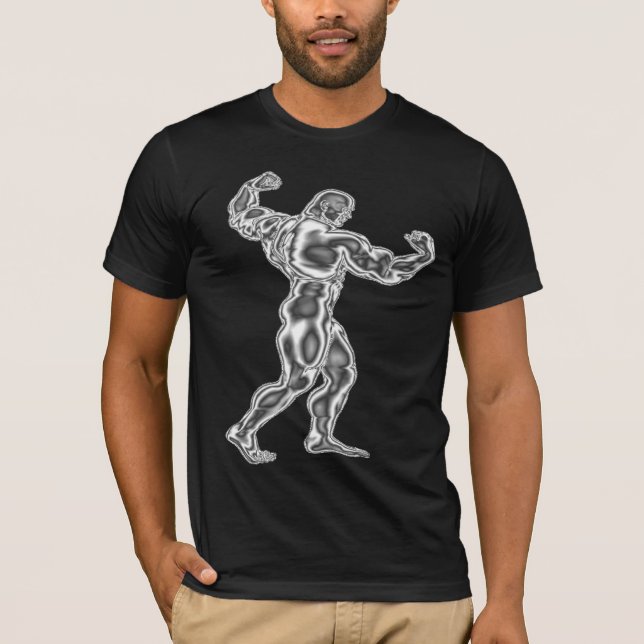 Manar Bodybuilding poserar T-tröja Tröja (Framsida)