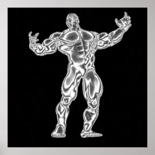 Manar Bodybuildingaffisch Poster