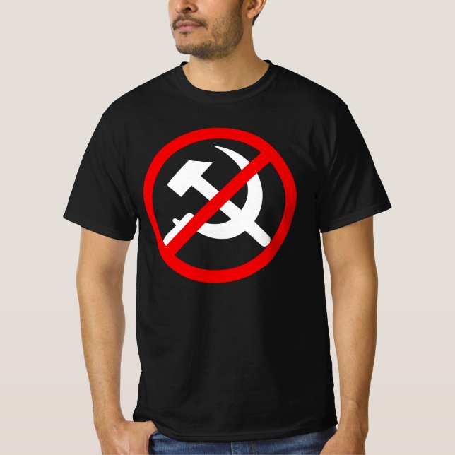 Manar Bold Anti-Communist 2-sided Bargain T-shirt (Framsida)