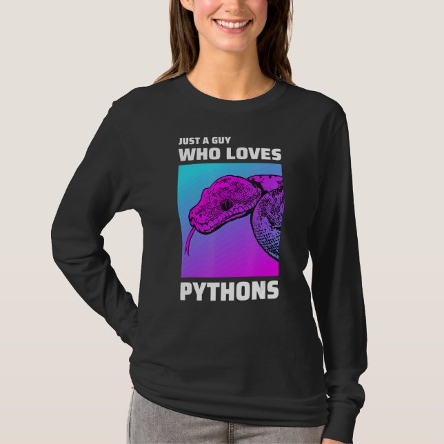 Manar Boll Python Snake T Shirt (Framsida)