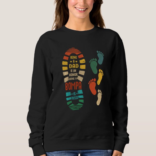 Manar Bompa Bompa Shoa med små avtryck T Shirt (Framsida)