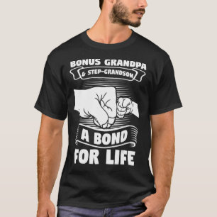 Manar Bonus Grandpa & Step Grandson Bonus Grandad T Shirt