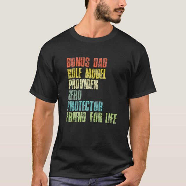 Manar Bonus pappa Fars dag Step Pappa Make Prot T Shirt (Framsida)