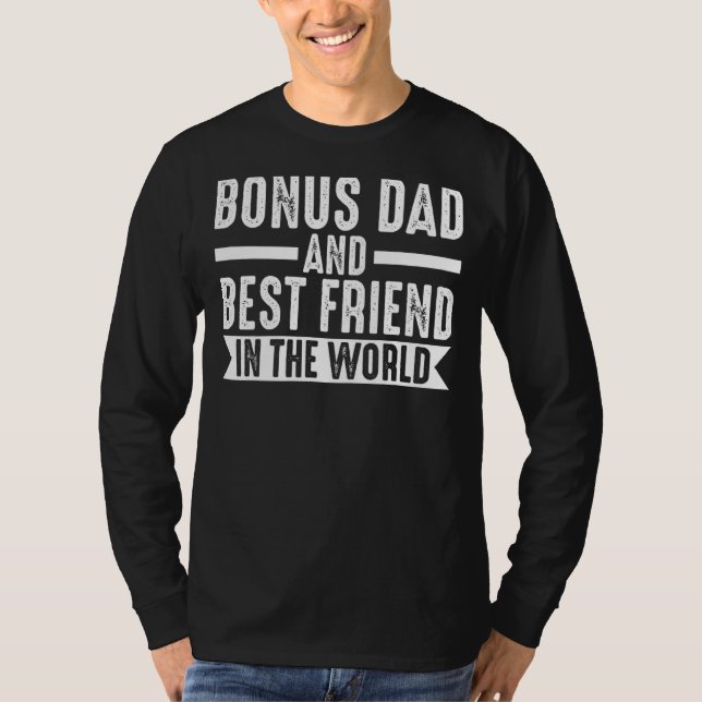Manar Bonus Pappa och världens bästa vän Stepda T Shirt (Framsida)