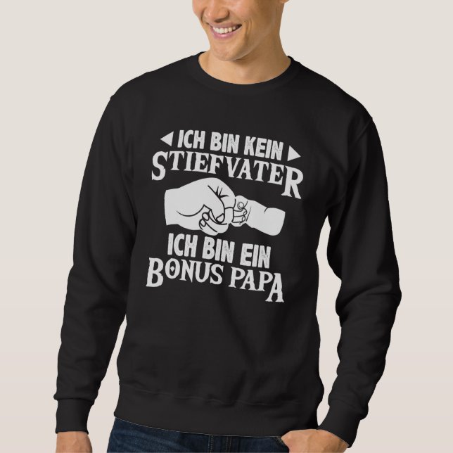 Manar Bonuspapa Stepfather Proud Far Boots Bonus Lång Ärmad Tröja (Framsida)