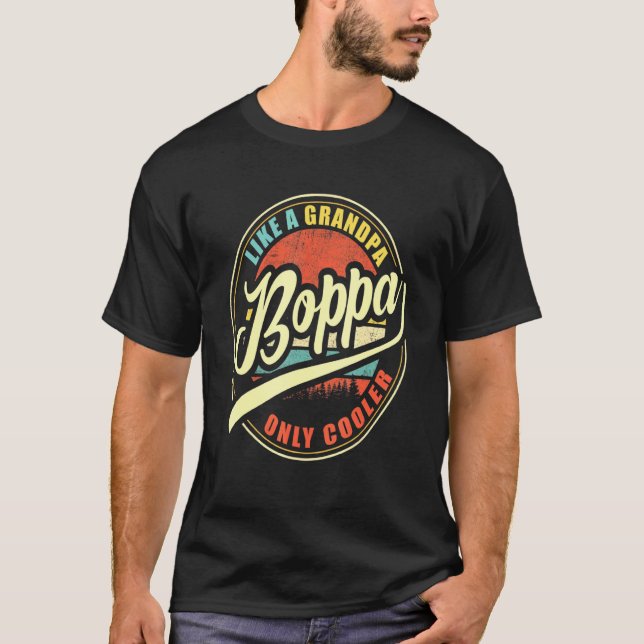 Manar Boppa som en morfar - bara kylare T Shirt (Framsida)