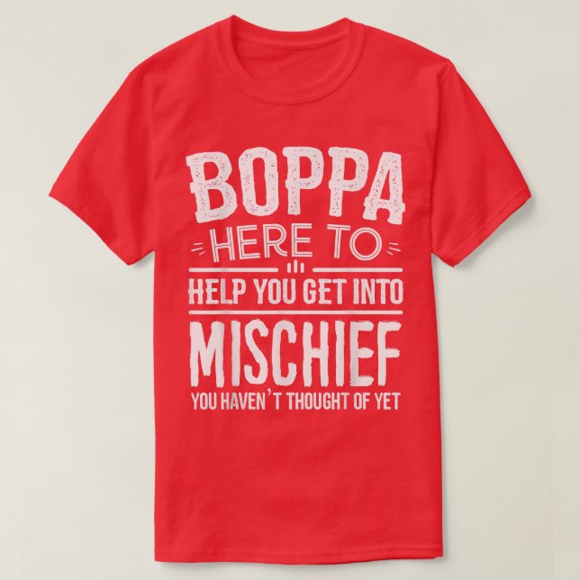 Manar Boppa Tee från Grandchildren Funny Grandfath (Design framsida)