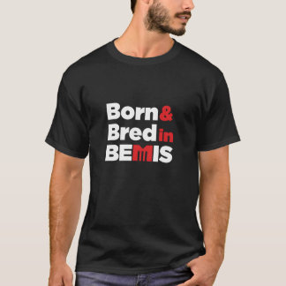 Manar ’Born & Bred in Bemis’ Mörk T-shirt