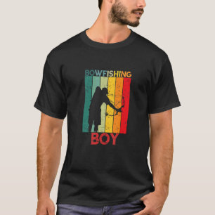 Manar BowFishher Fish Bow Hunting Ret T Shirt