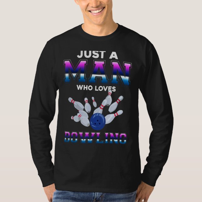 Manar Bowlareare Manar Bowling Sport Bowling Ball  T Shirt (Framsida)