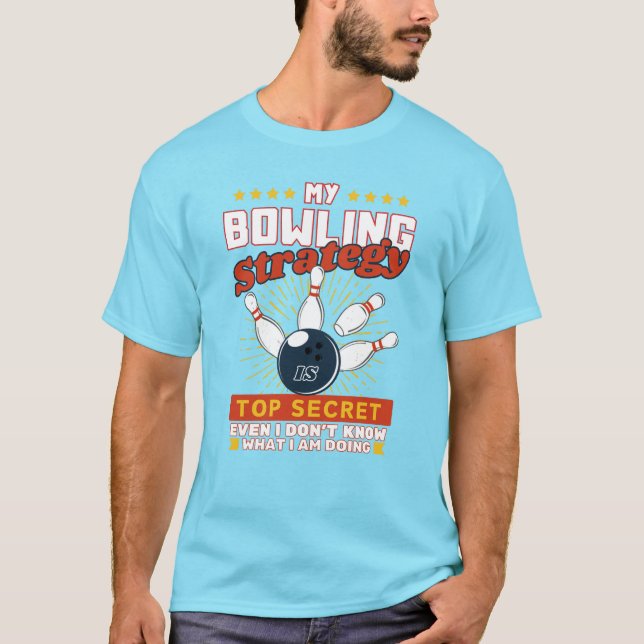 Manar - Bowlareare om Bowling Secret Bowling Strat T Shirt (Framsida)