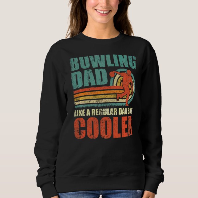 Manar Bowling Pappa som ett vanligt Pappa men kyla T Shirt (Framsida)