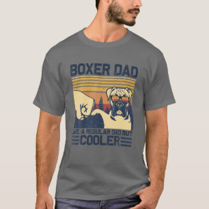 Manar Boxer Pappa som ett vanligt Pappa men kylare T Shirt