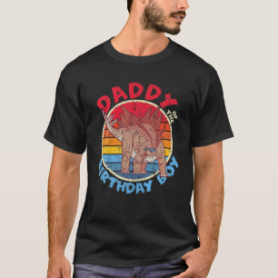 Manar Boy Birthday I pappa I Stegosaurus I Familj T Shirt
