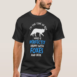 Manar Boy som är Lycklig med rävar 1 T Shirt