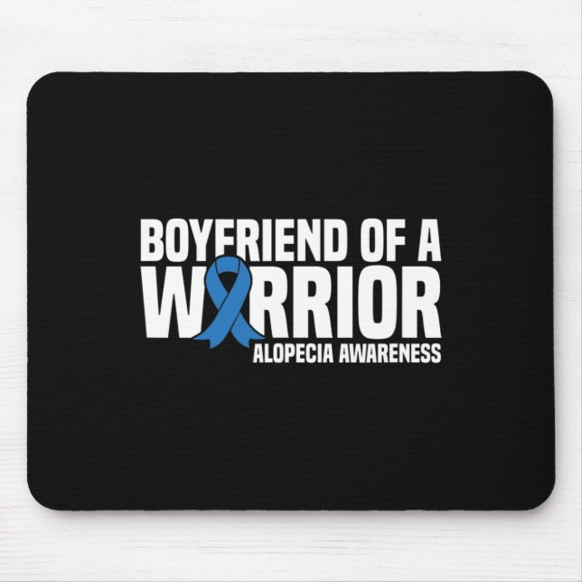 Manar Boyvän till en Warrior Blue Ribbon Alopecia  Musmatta (Framsidan)