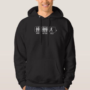 Manar Bra Bättre bästa tänkbara fartyg Fiskare omb Hoodie