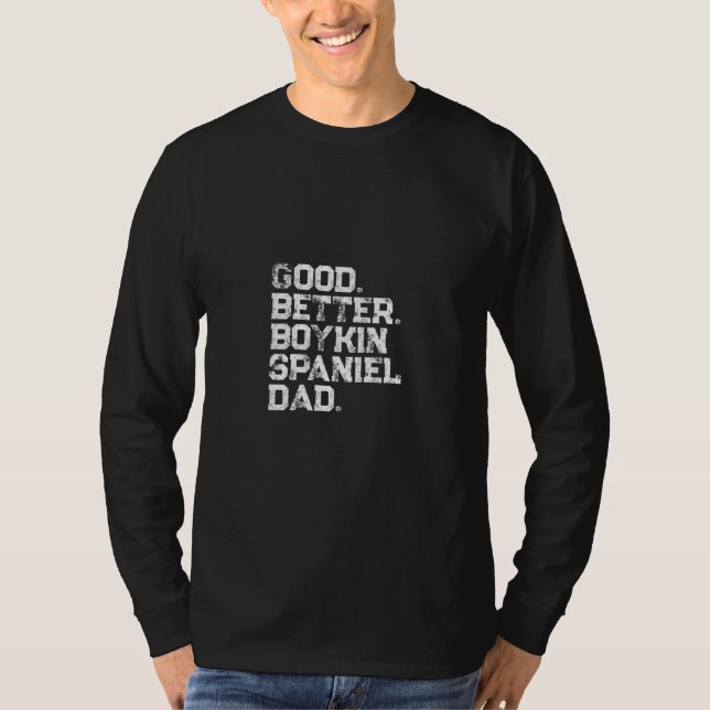Manar Bra bättre Boykin Spanska Pappa T Shirt (Framsida)